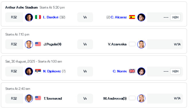 usopen dia6 central 2025